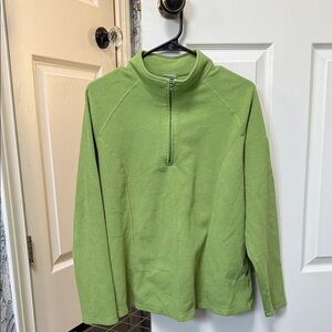 L.L.Bean Fleece 1/4 Zip Fleece, Size XLarge
